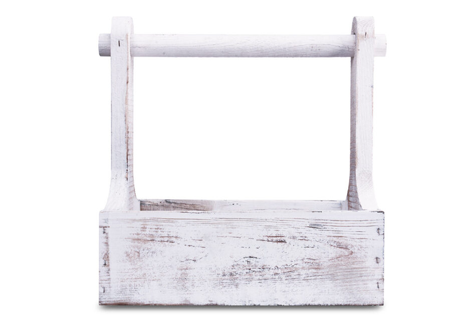 AGROTIO Skrzynka z uchwytem biały - zdjęcie 0