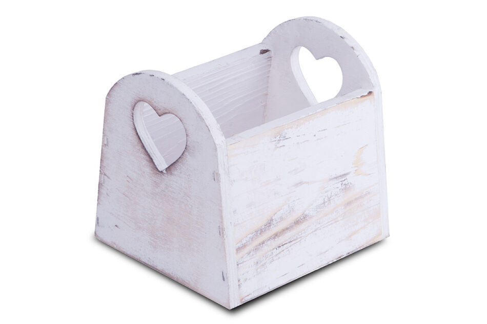 ZACHARI Skrzynka biały - zdjęcie 1