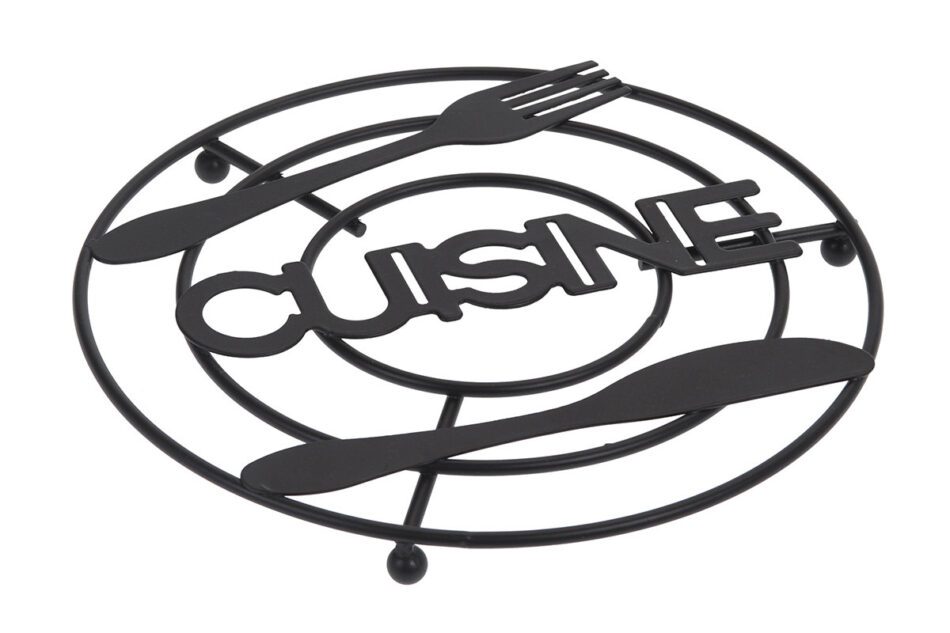 FILISIO Podstawka pod garnek czarny - zdjęcie