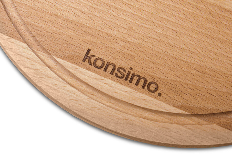 ORIOLUS Deska do krojenia brązowy - zdjęcie 3