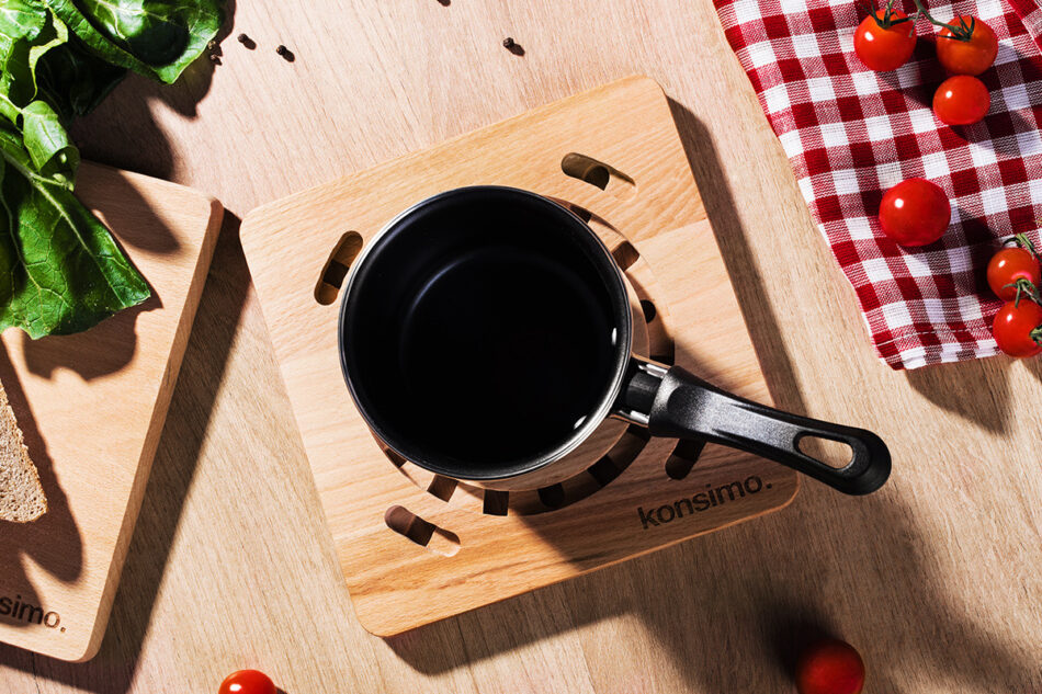 GAVIA Podstawka pod garnek brązowy - zdjęcie 2