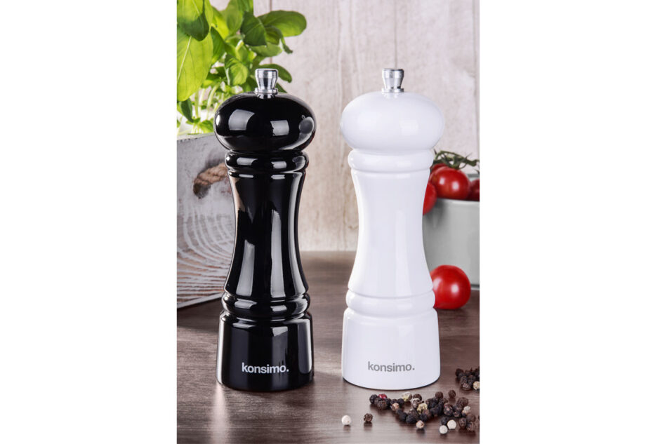 MILOS Zestaw młynków 2 szt. biały/czarny - zdjęcie 7