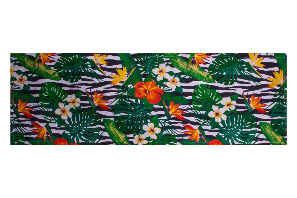 MONTERI Bieżnik zielony/biały/czarny/pomarańczowy - zdjęcie 0