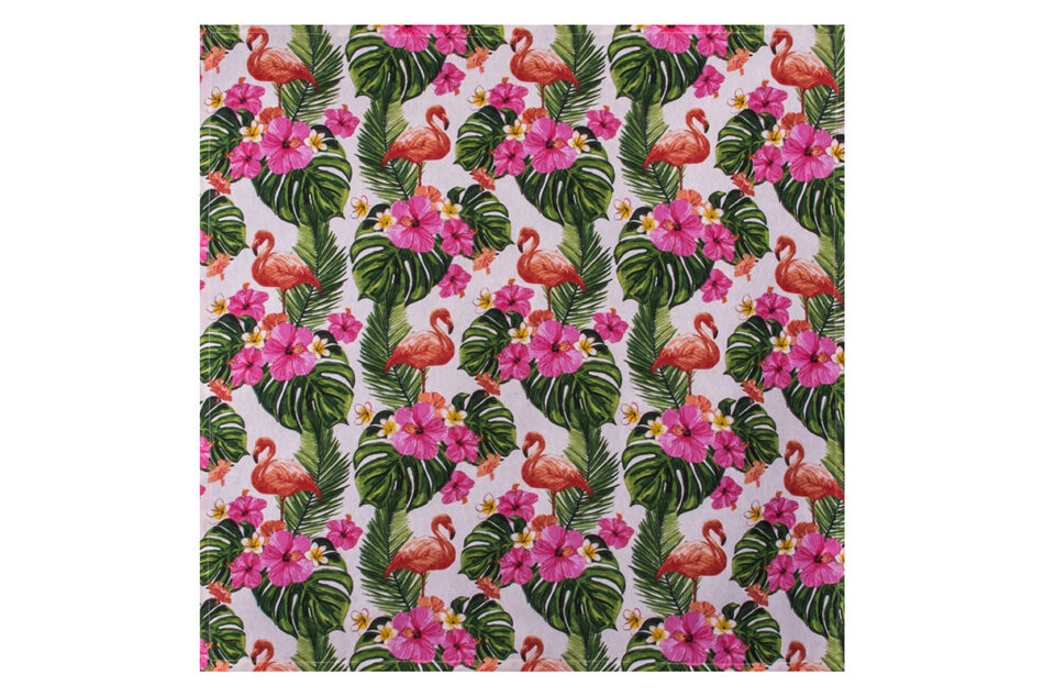 MONTERI Serweta biały/zielony/różowy - zdjęcie 0