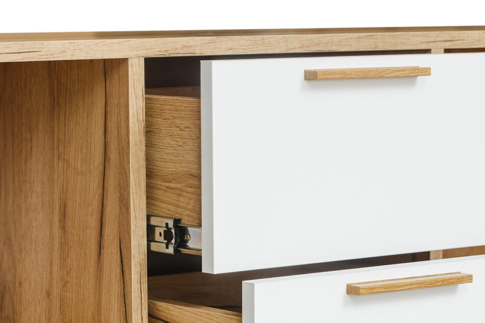 SKADI Komoda dąb/biały - zdjęcie 2