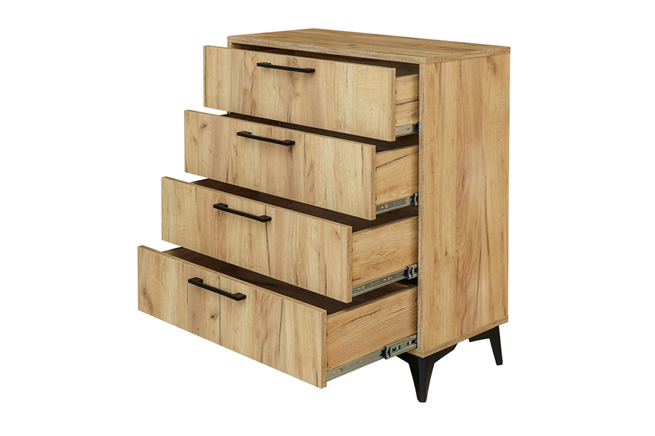 NORDIO Komoda dąb naturalny - zdjęcie 1