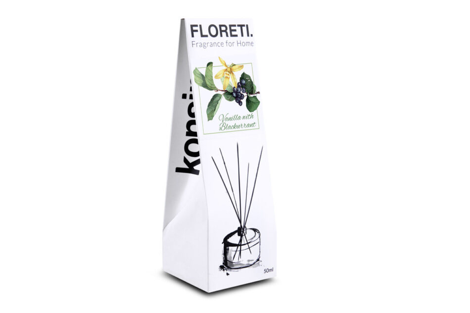 FLORETI Dyfuzor zapachowy wanilia/czarna porzeczka - zdjęcie 2