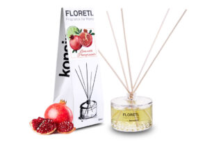 FLORETI, https://dev1-mda.konsimo.pl/kolekcja/floreti/ Dyfuzor zapachowy limonka/granat - zdjęcie
