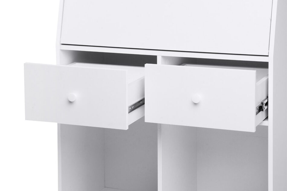 SCRIBI Biurko z sekretarzykiem biały - zdjęcie 5