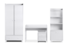 SCRIBI Zestaw mebli 4el. biały - zdjęcie 1