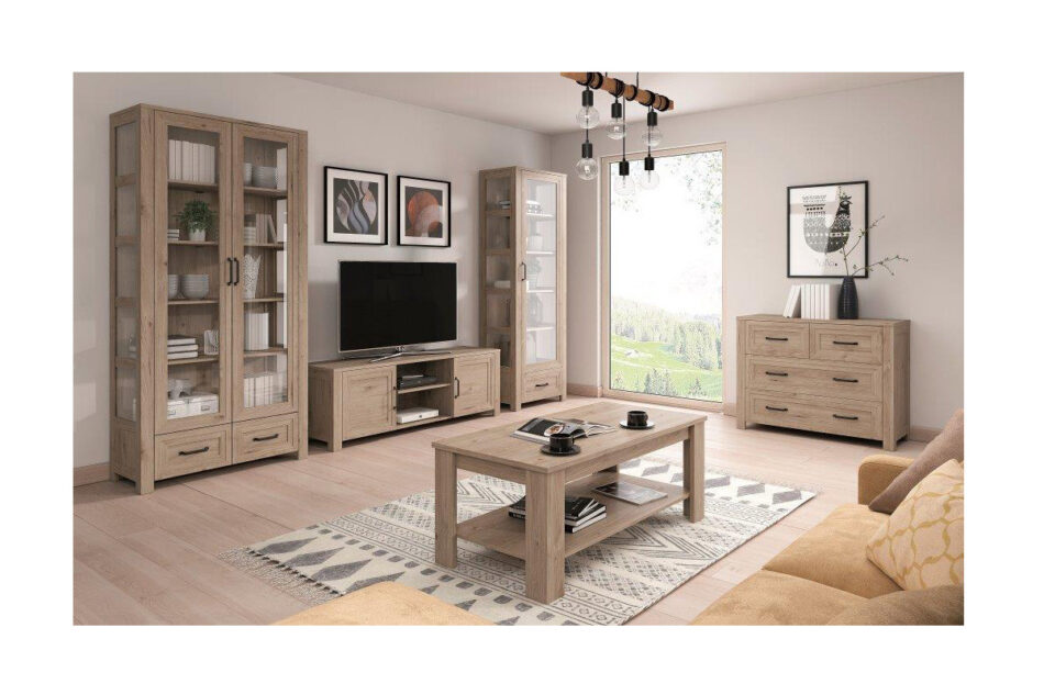 EDENO Stolik kawowy dąb naturalny - zdjęcie 1