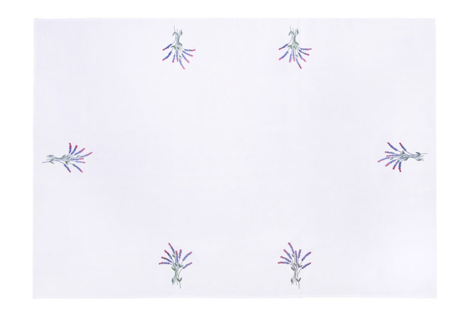  Obrus plamoodporny biały/zielony/czerwony/fioletowy - zdjęcie 1