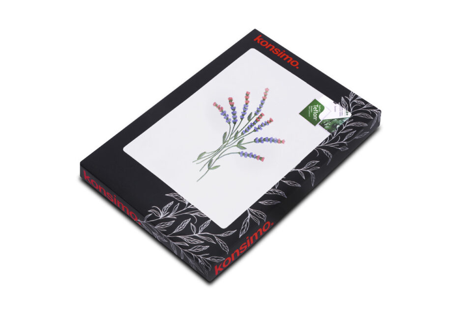  Bieżnik plamoodporny biały/zielony/czerwony/fioletowy - zdjęcie 6