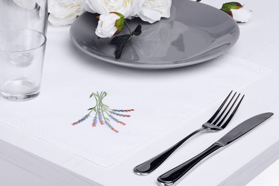  Podkładka plamoodporna biały/zielony/czerwony/fioletowy - zdjęcie 1