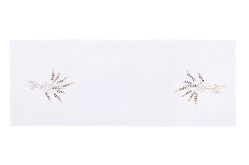 CLIMAS Bieżnik plamoodporny biały/kremowy - zdjęcie 0