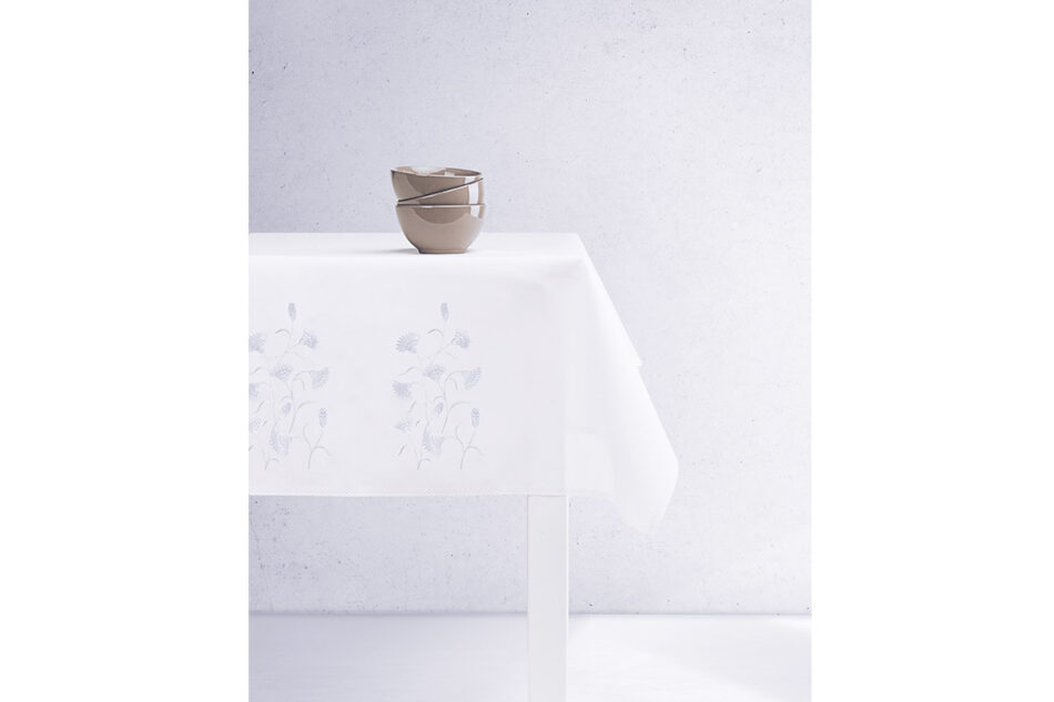 ASTERI Bieżnik plamoodporny biały - zdjęcie 6