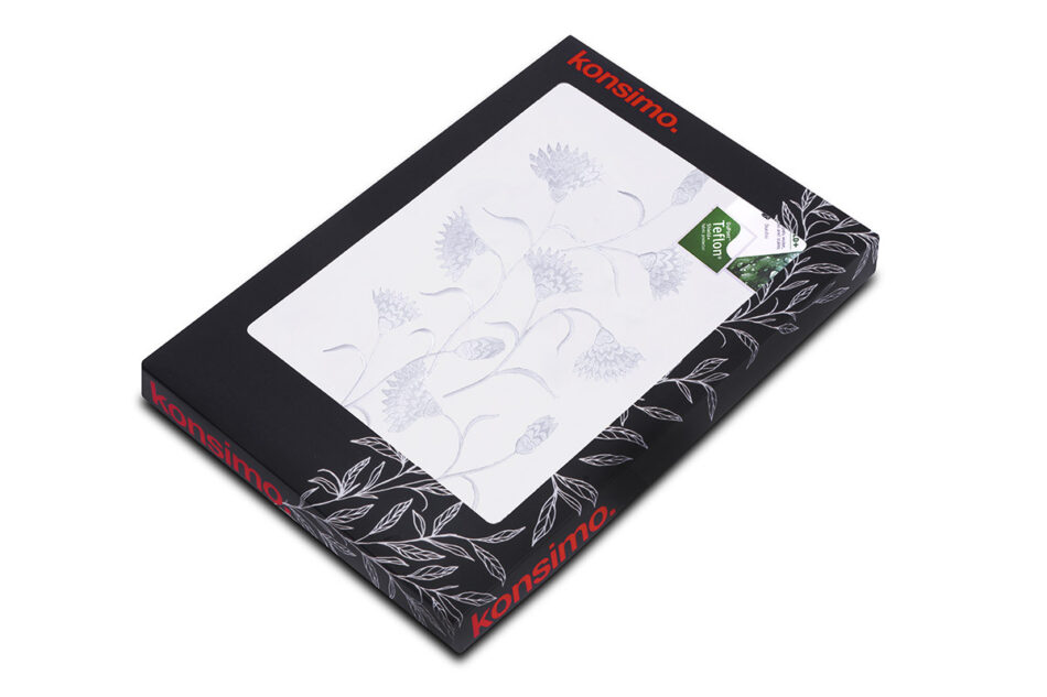 ASTERI Bieżnik plamoodporny biały - zdjęcie 8