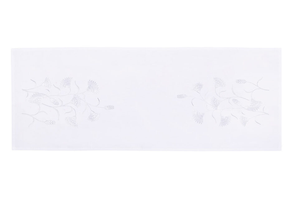 ASTERI Bieżnik plamoodporny biały - zdjęcie 0