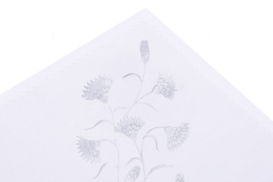 ASTERI Bieżnik plamoodporny biały - zdjęcie 3