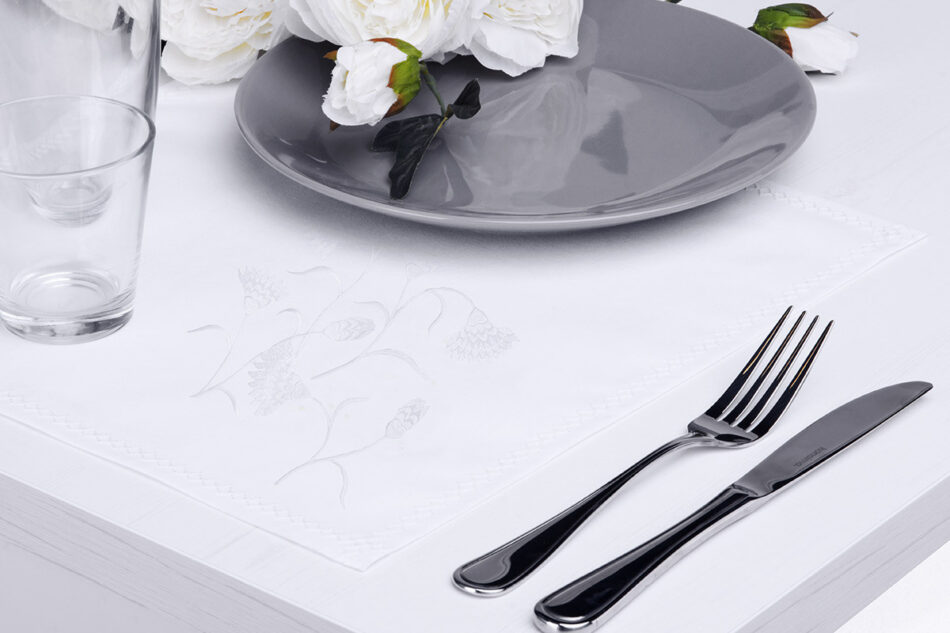 ASTERI Serweta plamoodporna biały - zdjęcie 1