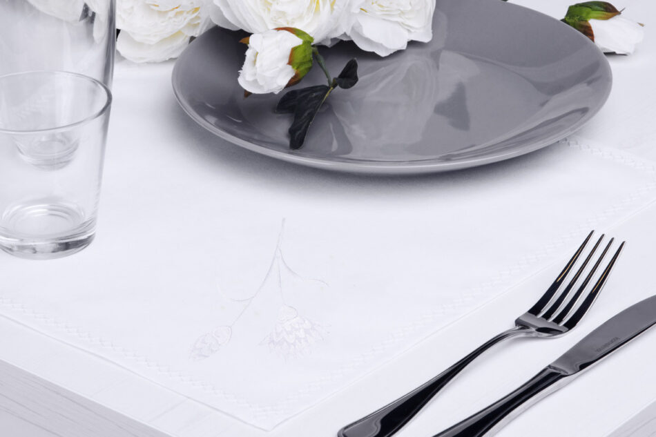 ASTERI Serwetka plamoodporna biały - zdjęcie 1