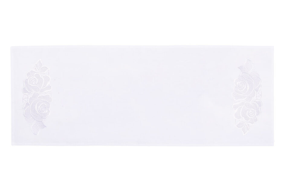 ROSUM Bieżnik plamoodporny biały - zdjęcie 0