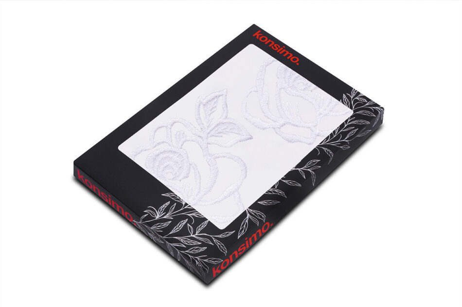 ROSUM Bieżnik plamoodporny biały - zdjęcie 4