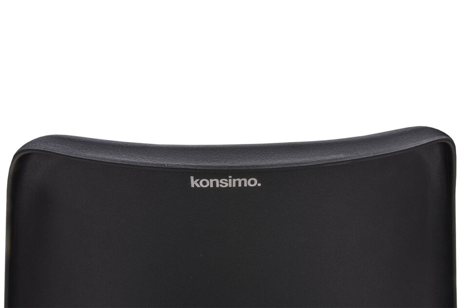 MOTUS Czarne krzesło obrotowe czarny - zdjęcie 1