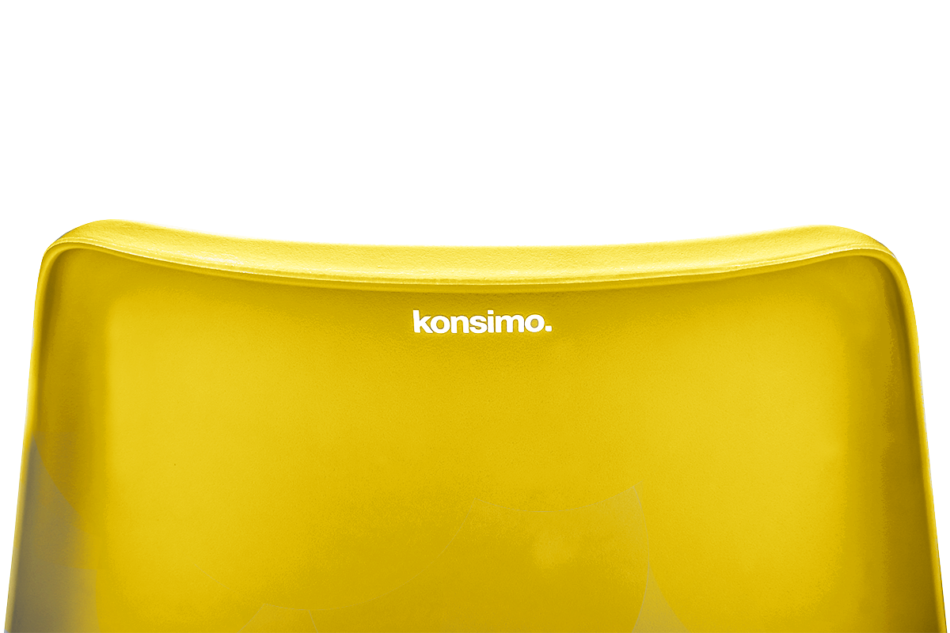 MOTUS Żółte krzesło obrotowe żółty - zdjęcie 5