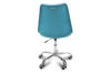 MOTUS Niebieskie krzesło obrotowe turkusowy - zdjęcie 5