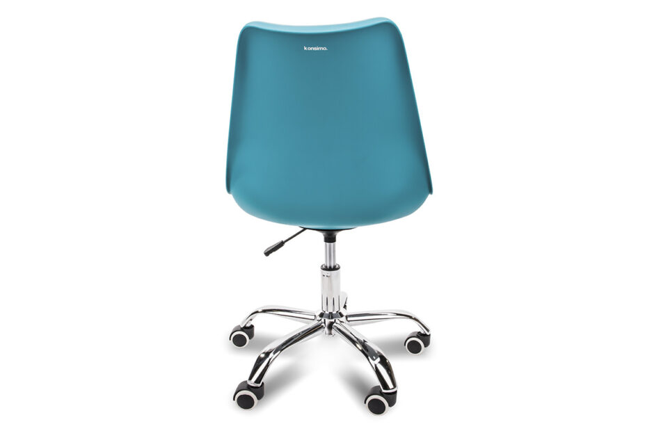 MOTUS Niebieskie krzesło obrotowe turkusowy - zdjęcie 4