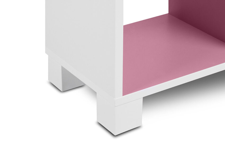 MIRUM Regał domek dla dziewczynki różowy biały/różowy - zdjęcie 4