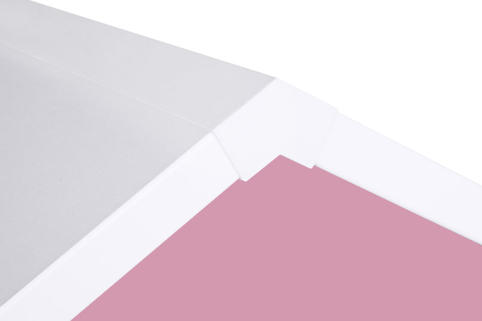 MIRUM Regał z szufladą domek dla dziewczynki różowy biały/różowy - zdjęcie 4