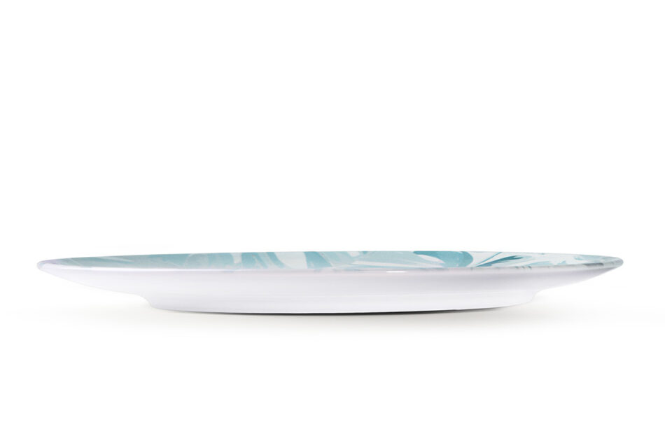 ASTILIA Talerz obiadowy zielony/biały - zdjęcie 2