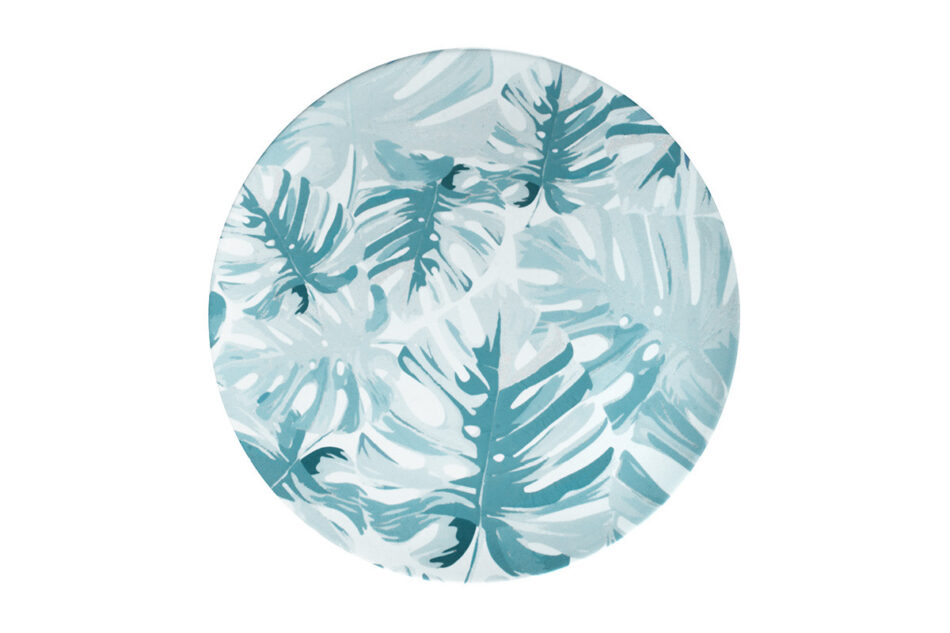 ASTILIA Talerz głęboki zielony/biały - zdjęcie 3