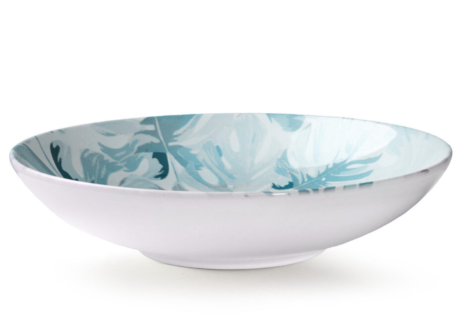 ASTILIA Zestaw obiadowy, 6 os. (18el.) zielony/biały - zdjęcie 4