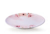BASIMA Talerz deserowy różowy/biały - zdjęcie 1