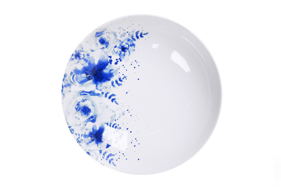 GENTIA Talerz głęboki biały/niebieski - zdjęcie 3