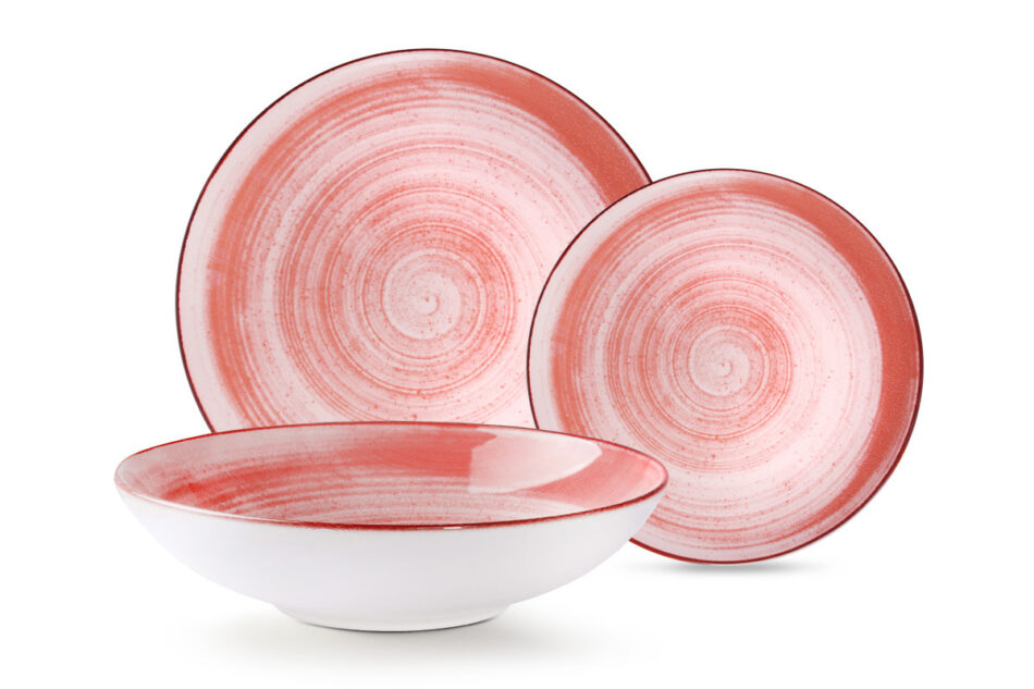 LINARI Talerz obiadowy koralowy - zdjęcie 4