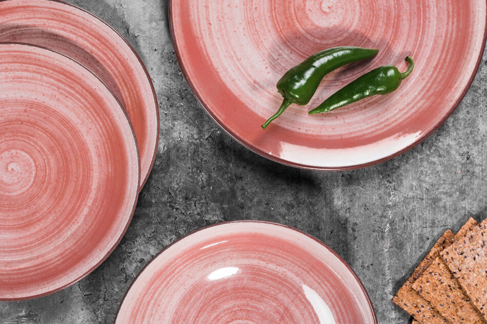 LINARI Talerz obiadowy koralowy - zdjęcie 7
