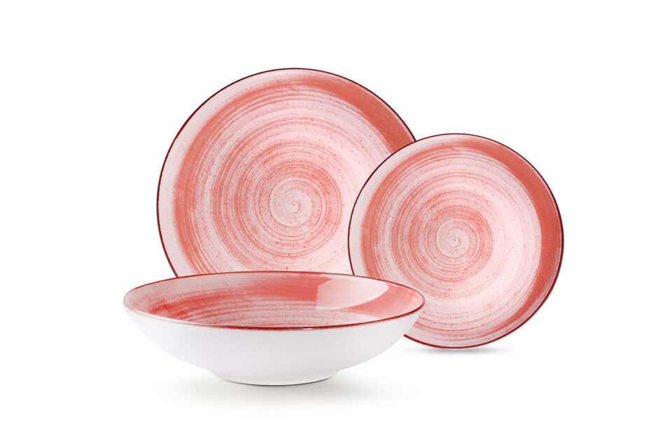 LINARI Talerz głęboki koralowy - zdjęcie 4