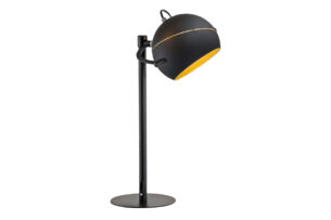 AURISO, https://dev1-mda.konsimo.pl/kolekcja/auriso/ Lampa biurkowa czarny/złoty - zdjęcie
