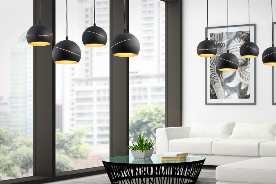 AURISO Lampa biurkowa czarny/złoty - zdjęcie 1