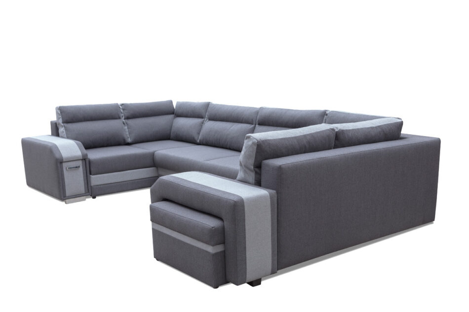 LATUS Narożnik U prawy szary/jasny szary - zdjęcie 5