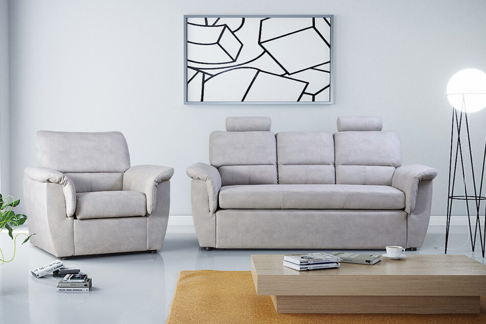 MURMI Fotel jasny szary - zdjęcie 1