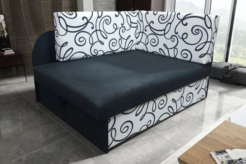 FANIS Narożnik dziecięcy czarny/biały - zdjęcie 1