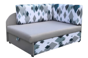 FANIS, https://dev1-mda.konsimo.pl/kolekcja/fanis/ Narożnik dziecięcy szary/biały/niebieski - zdjęcie