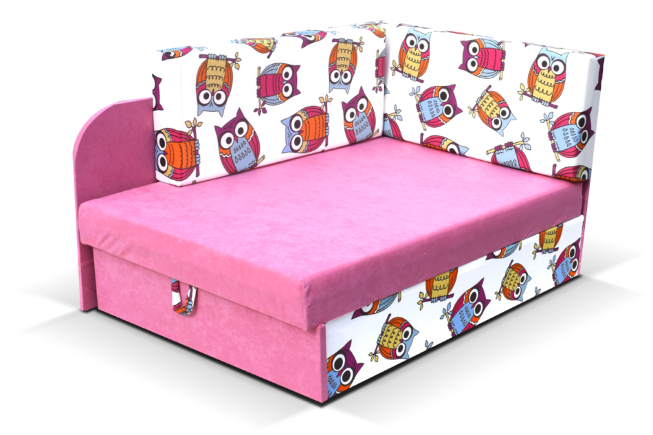 FANIS Narożnik dziecięcy różowy/mix - zdjęcie