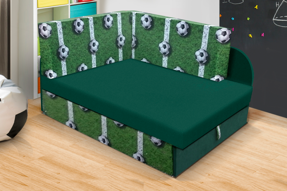 FANIS Narożnik dziecięcy ciemny zielony - zdjęcie 1