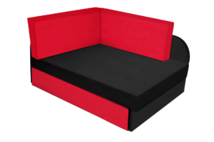 FANIS, https://dev1-mda.konsimo.pl/kolekcja/fanis/ Narożnik dziecięcy czarwony/czarny - zdjęcie